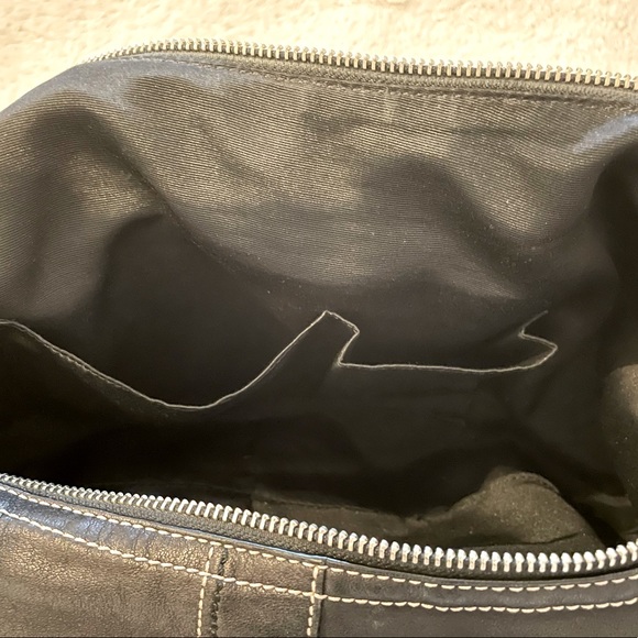Coach Soft Black Leather Hobo Bag - Picture 8 of 11
